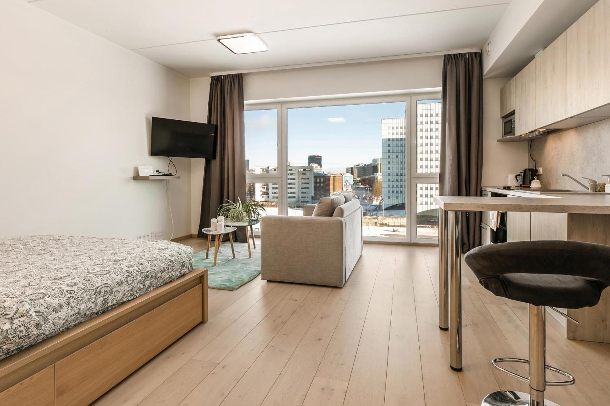 Modern Apartment With Great View Tallinn Exterior foto